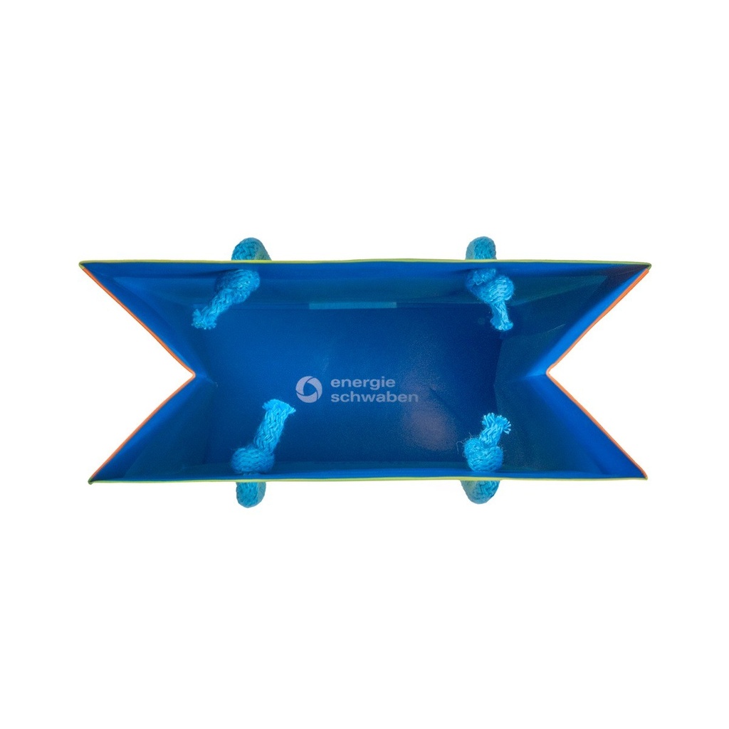 kleine Geschenktasche mit Baumwollkordel 