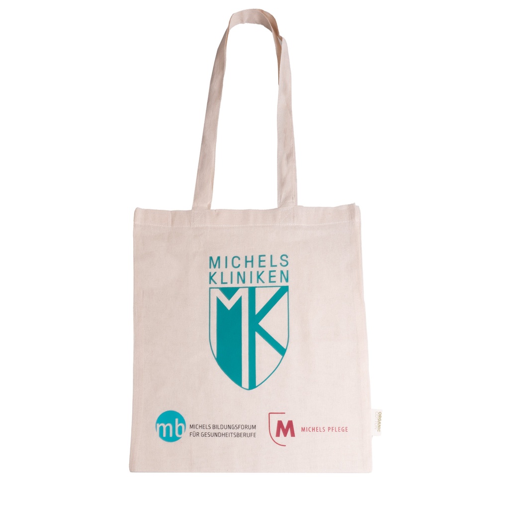 Baumwolltasche mit langen Henkeln