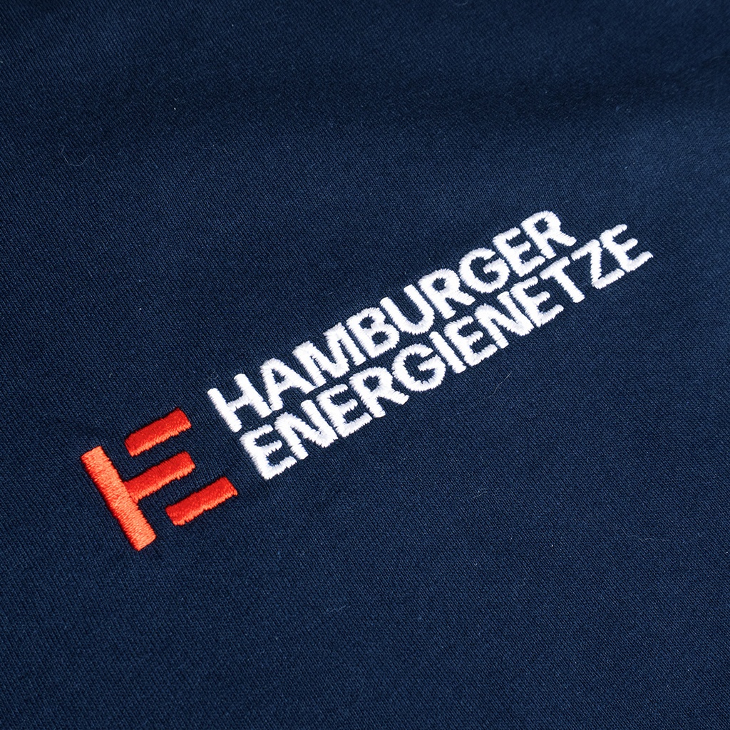 HEN T-Shirt blau mit Stick