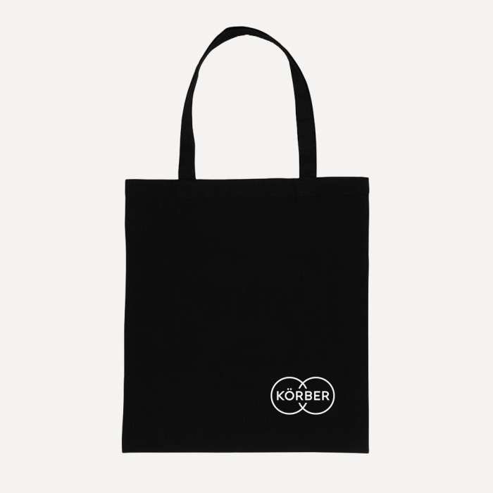 Cotton tote recycled, black