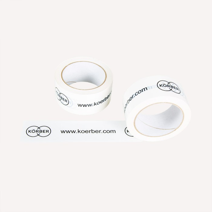 PP parcel tape, Acrylat