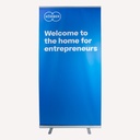 roll up banner "blue"