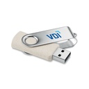 C05 Weizenstroh Typ C USB 3.0 16 GB Weizenstroh Material: Weizenstroh, Bio-Kunststoff, Metall