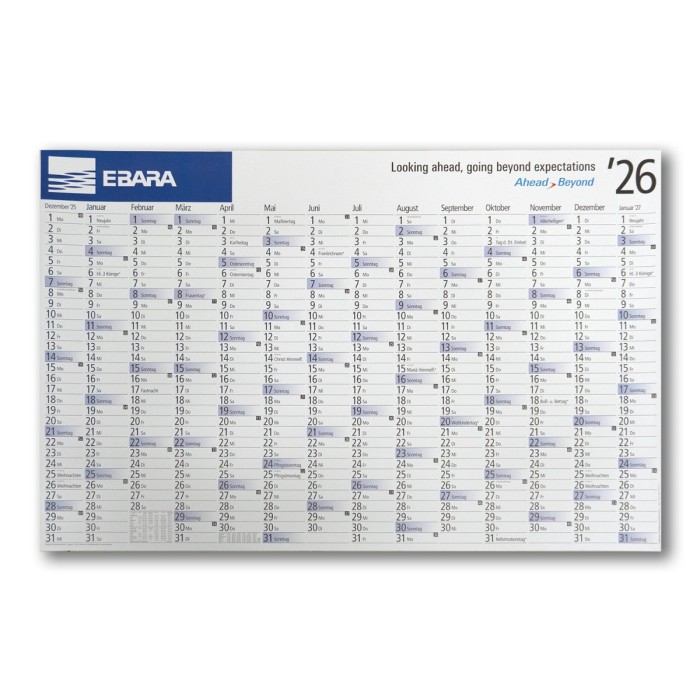 Wall Calendar 2026